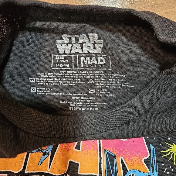 Star Wars T-Shirt Large Mad Engine Classic Graphic - Picture 3 of 7